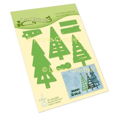 Leane Creatief Cutting Dies - Christmas Tree Modern