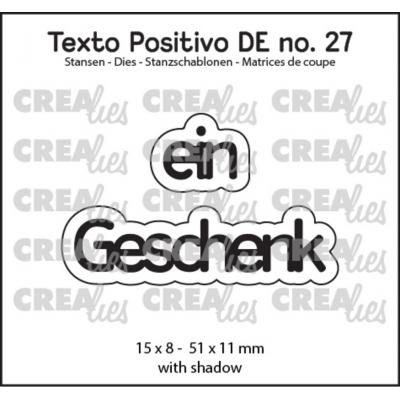 Crealies Cutting Dies - Ein Geschenk