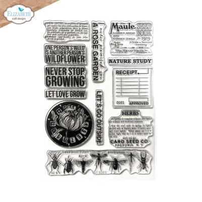 Elizabeth Craft Designs Botanical Blend Stempel - Wildflower