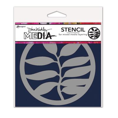 Ranger Dina Wakley MEdia Stencils - A Frond Coaster