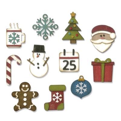 Sizzix Tim Holtz Thinlits Die - Mini Christmas Things