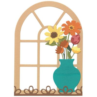 Sizzix Eileen Hull Thinlits - Windowsill Flowers and Vase