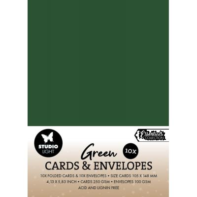 StudioLight Green Cards & Envelopes