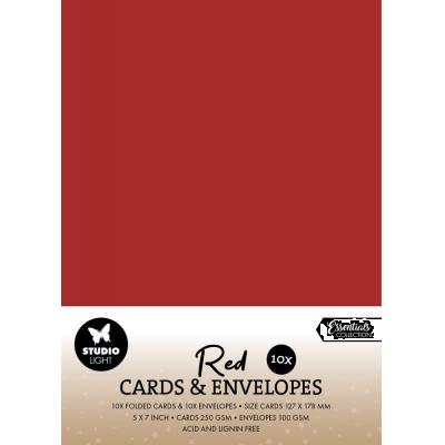 StudioLight Red Cards & Envelopes