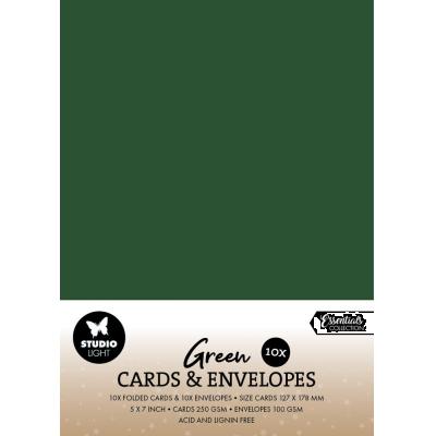 StudioLight Green Cards & Envelopes