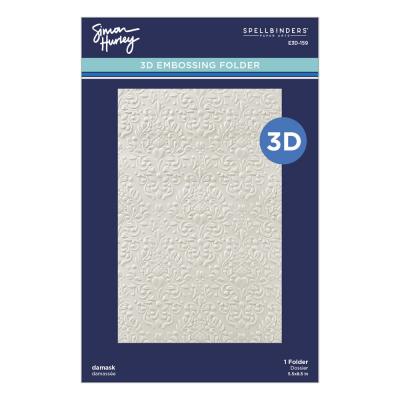 Spellbinders 3D Embossing Folder - Damask