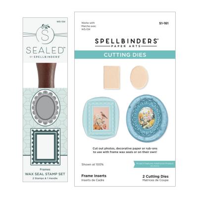 Spellbinders Holiday Magic Wax Seal - 2 Pack Frames Bundle