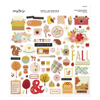 Spellbinders Autumn Archives Die-Cuts - Chipboard