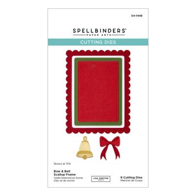 Spellbinders Cutting Dies - Bow & Bell Scallop Frame