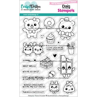 CarlijnDesign Stempel - Choco Friends