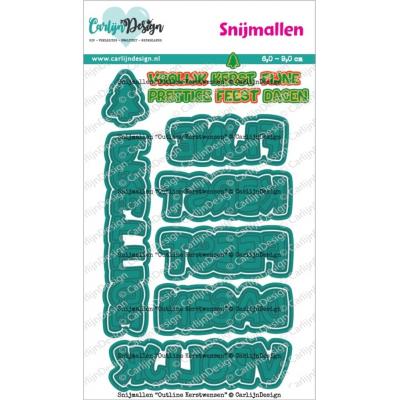 CarlijnDesign Dies - Kerstwensen (NL)