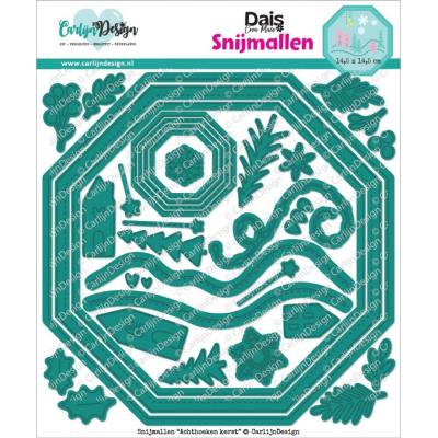 CarlijnDesign Dies - Achthoeken Kerst