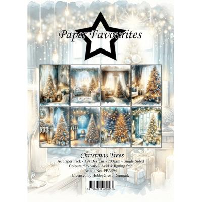 Paper Favourites Paper Pad - Christmas Trees
