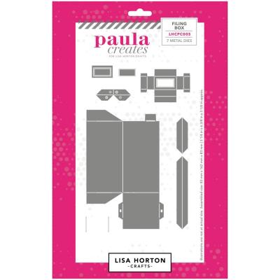 Lisa Horton Crafts Paula Creates Die Set - Filing Box