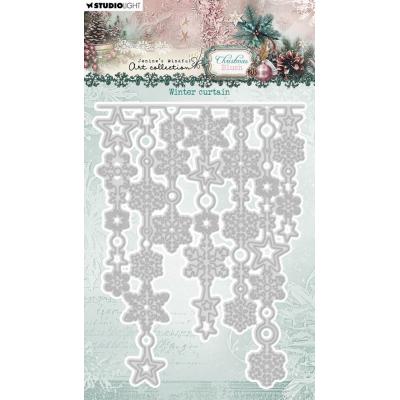 StudioLight Christmas Blush Cutting Die - Winter Curtain