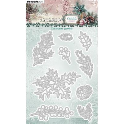 StudioLight Christmas Blush Cutting Die - Christmas Greens