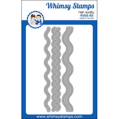 Whimsy Stamps Cutting Dies - Slimline Wavy Edger