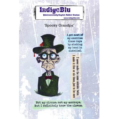 Indigo Blu Stempel - Spooky Grandpa