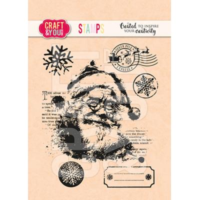 Craft & You Design Stempel - Santa Claus
