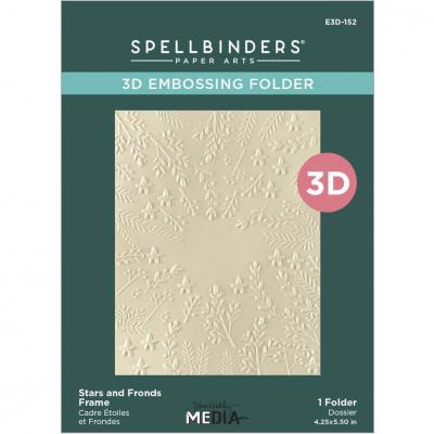 Spellbinders Starry Holiday Stars And Fronds Frame