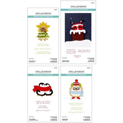 Spellbinders Merry Mischief Stamp & Die Bundle