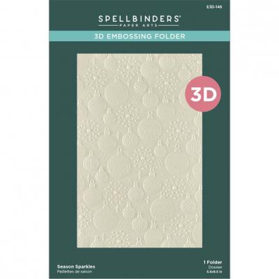 Spellbinders Merry Mischief 3D Embossing Folder - Season Sparkles