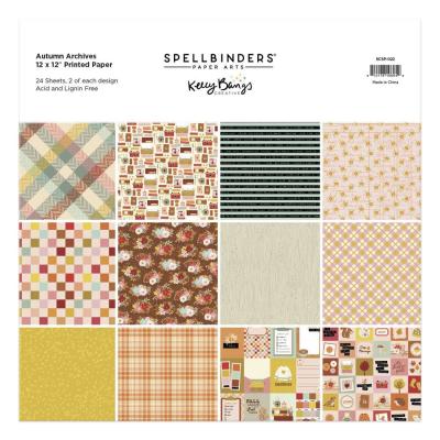 Spellbinders Autumn Archives - Printed Paper Pack