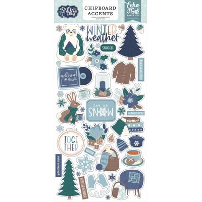 Echo Park Snow Day - Chipboard Accents