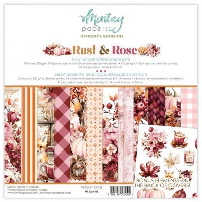 Mintay Papers Rust & Rose - Scrapbooking Paper Pad