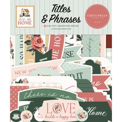 Carta Bella Feels Like Home - Titles & Phrases