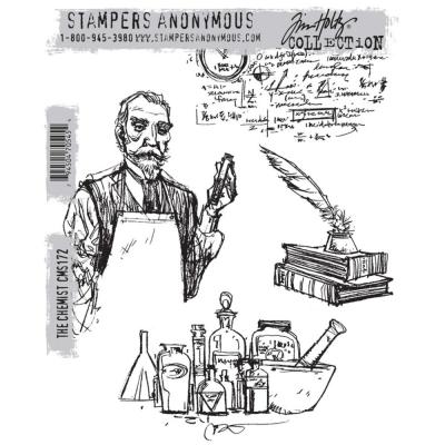 Stampers Anonymous Tim Holtz Stempel - The Chemist