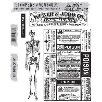 Stampers Anonymous Tim Holtz Stempel - Poisonous