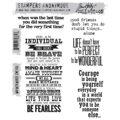 Stampers Anonymous Tim Holtz Stempel - Way With Words