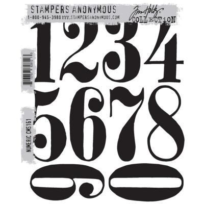 Stampers Anonymous Tim Holtz Stempel - Numeric