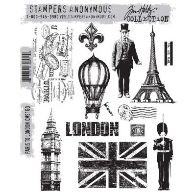 Stampers Anonymous Tim Holtz Stempel - Paris To London