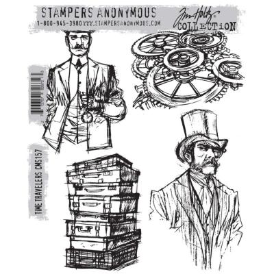 Stampers Anonymous Tim Holtz Stempel - Time Travelers