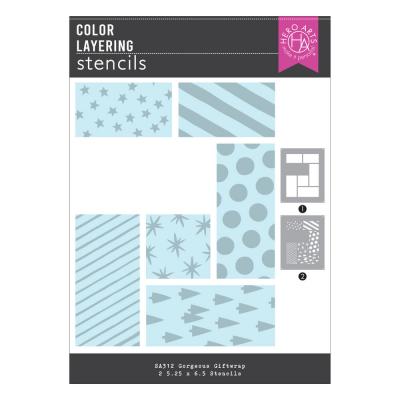 Hero Arts Best Gift Ever Stencil - Gorgeous Giftwrap