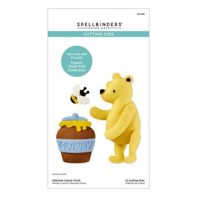 Spellbinders Etched Dies - Stitched Classic Pooh