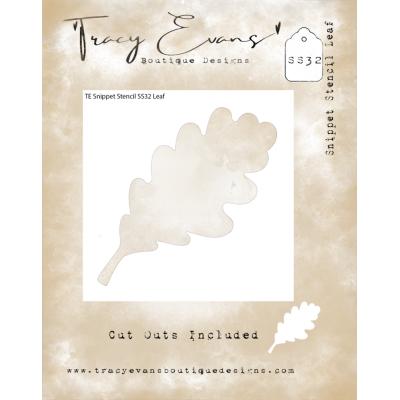Tracy Evans Stencil - Leaf