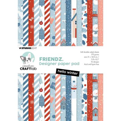 StudioLight Creative Craftlab Essentials - Design Paper Pad - Hello Winter