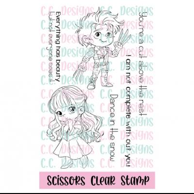 C.C. Designs Stempel - Scissors