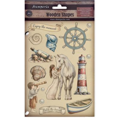 Stamperia Silent Sea - Colored Wooden Shape