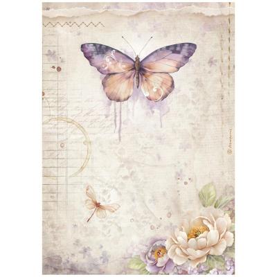 Stamperia Quiet Days Rice Paper - Butterfly