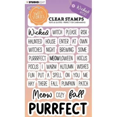 StudioLight Sweet Stories Stempel - Wicked Witches Quotes