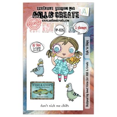 Aall and Create Stempel - Fish 'N Chips
