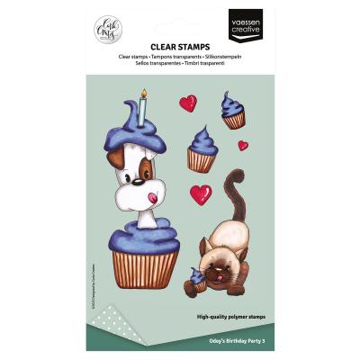 Vaessen Creative Stempel - Odey's Birthday Party 3