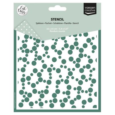 Vaessen Creative Stencil - Random Rounds