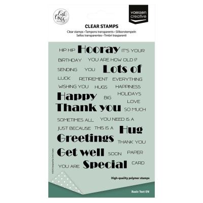 Vaessen Creative Stempel - Englische Texte