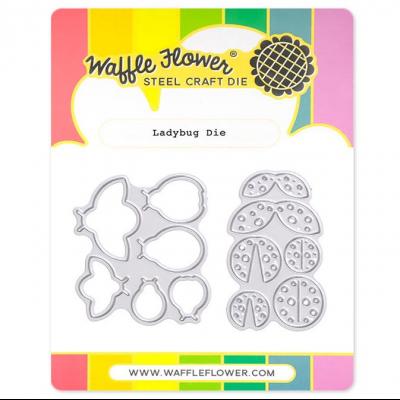 Waffle Flower Dies - Ladybug