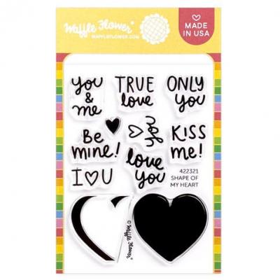 Waffle Flower Stempel - Shape Of My Heart